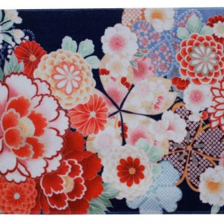 Water-resistant placemat Kimono spring flower